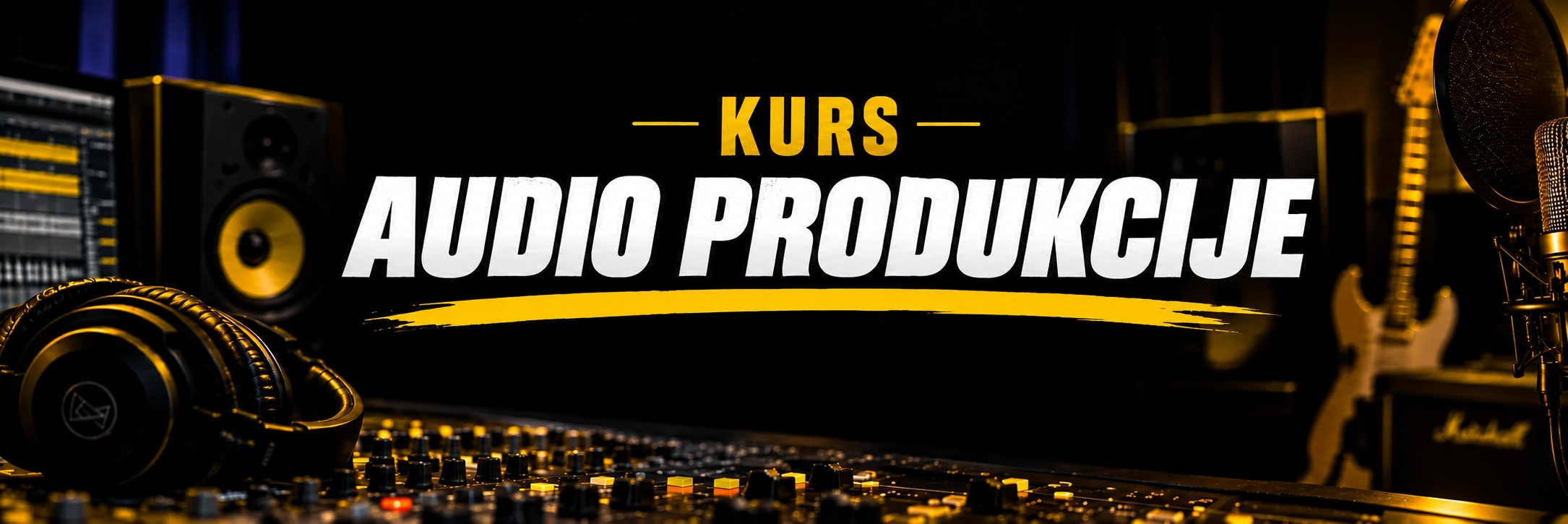 Kurs audio produkcije u studiju